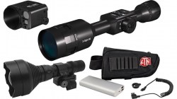ATN X-Sight 4K 3-14 Day Night Master Kit Battery Pack w IR Illuminator and Ballistic Laser